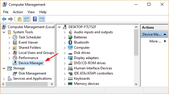 Device Manager